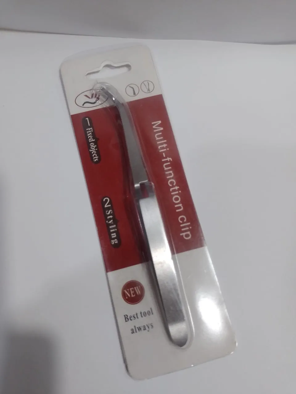 pinza curva para uñas