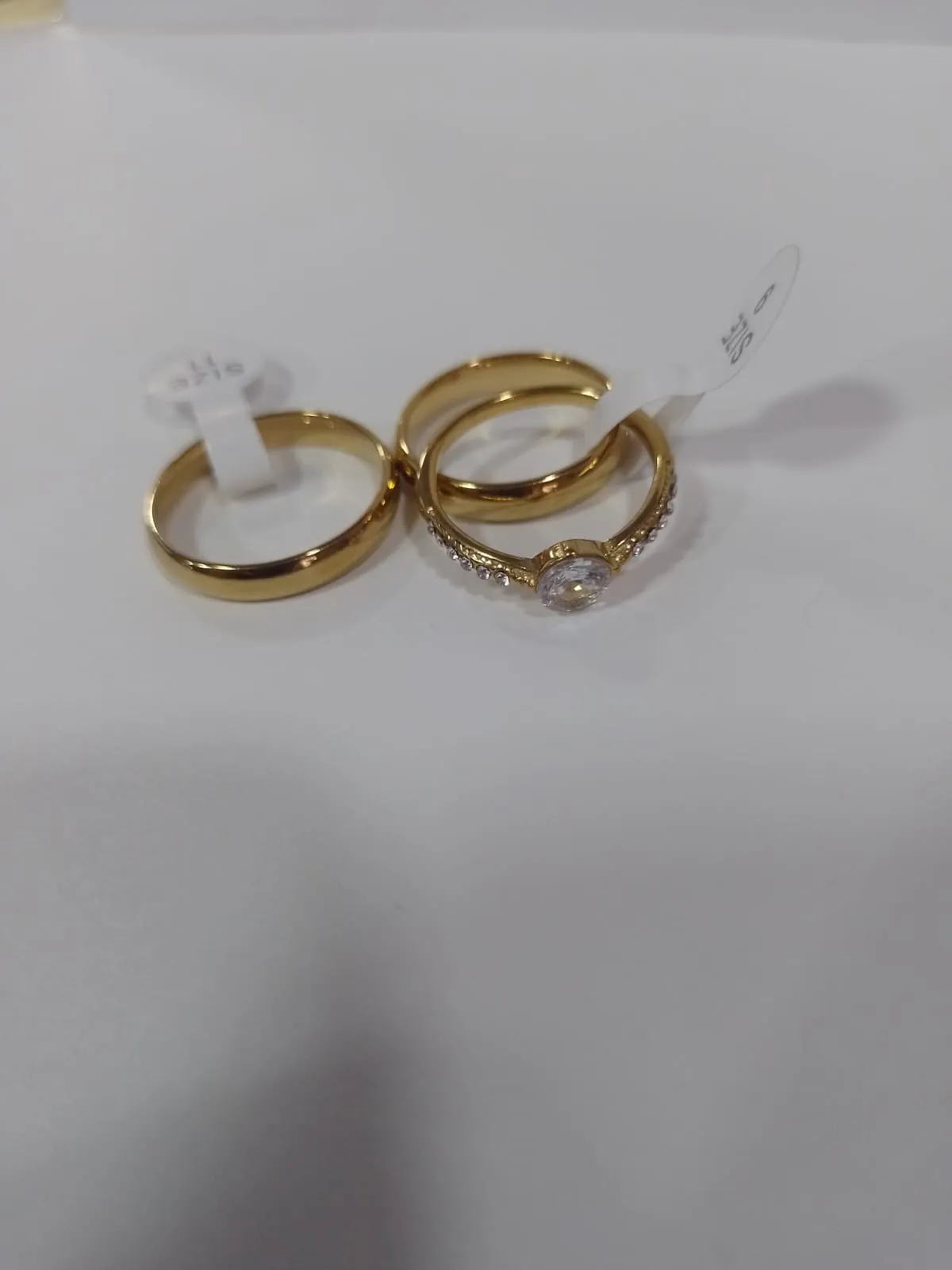 anillo fantasia alianza y cintillo