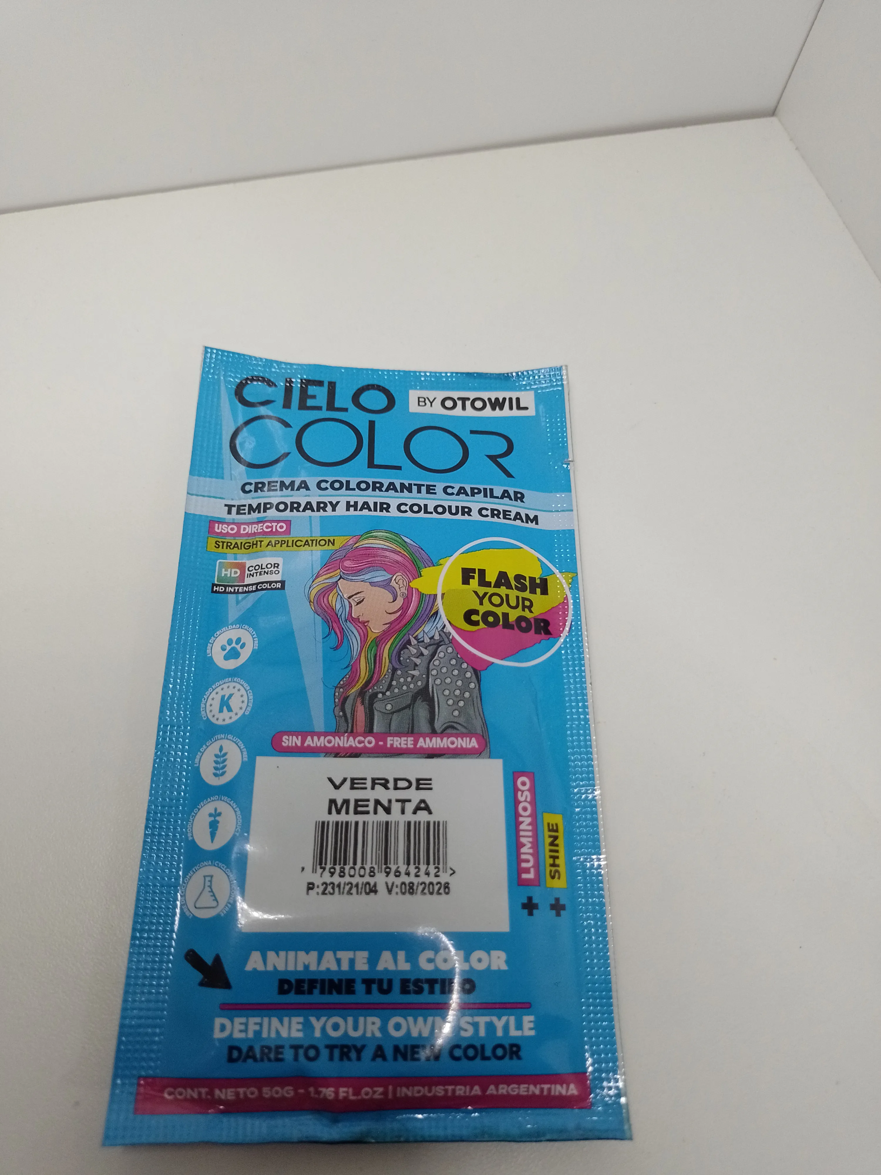 cielo color otowil verde menta