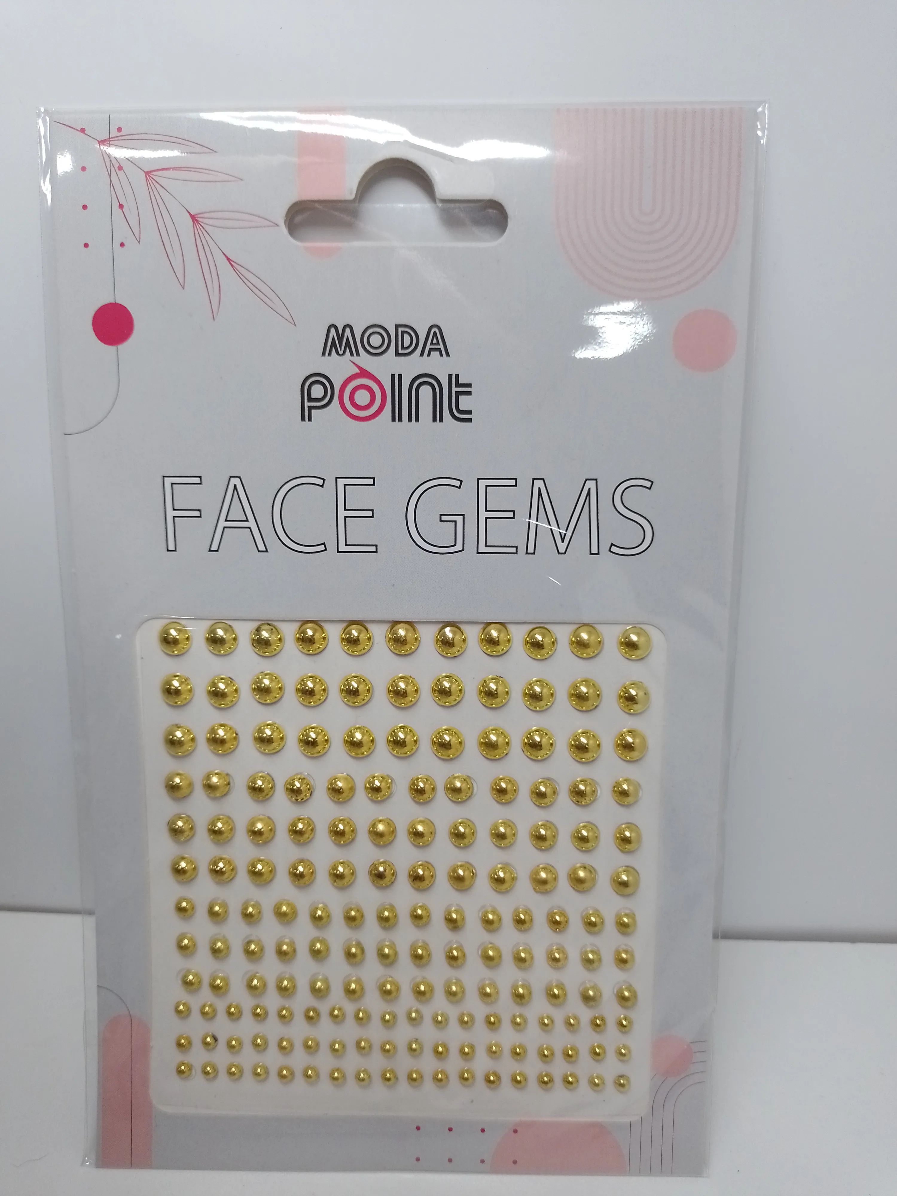 Sticker Gema Dorada Moda Point