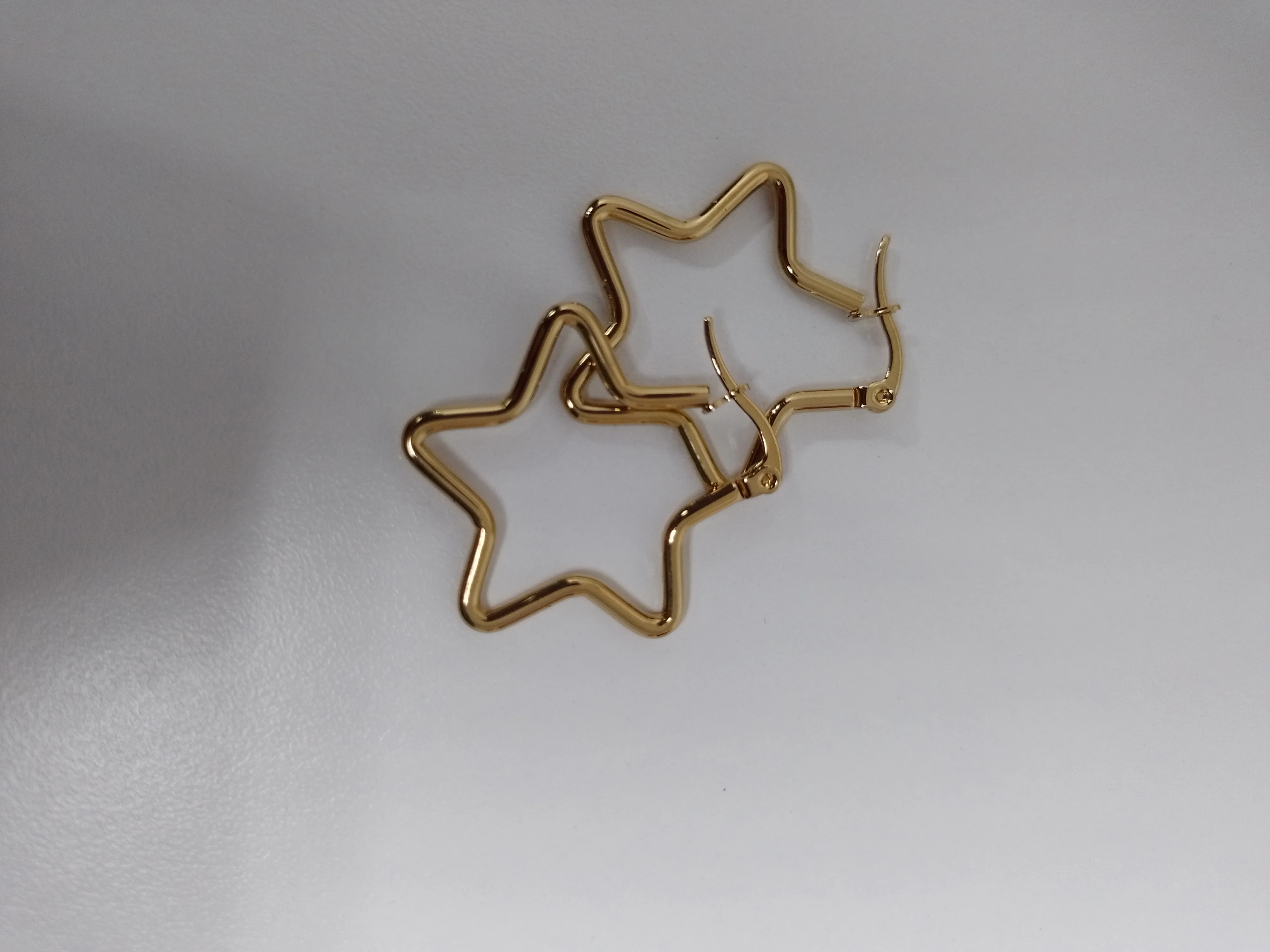 Aro Estrella Chico Acero Dorado
