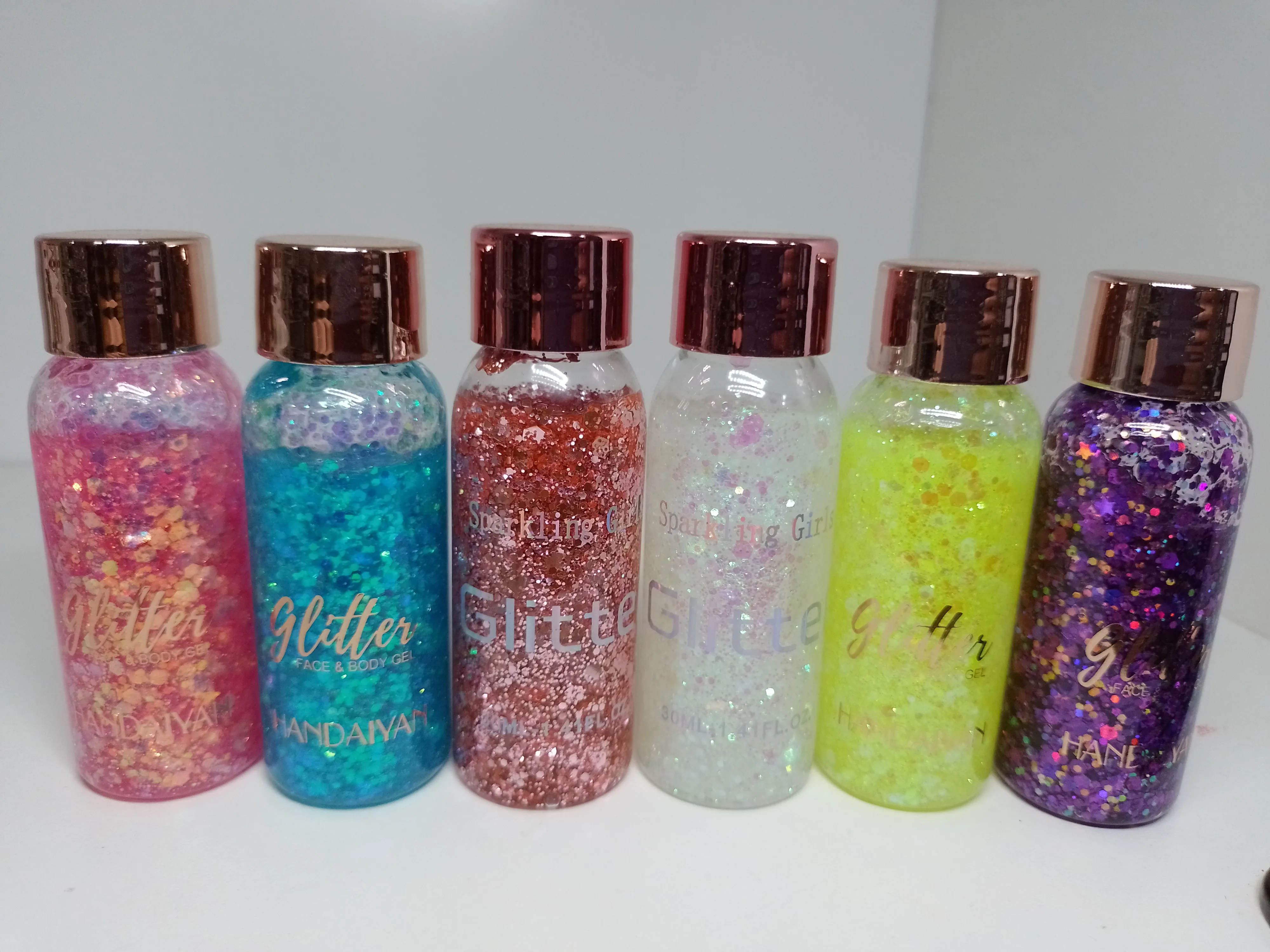 Glitter en Gel en Caja