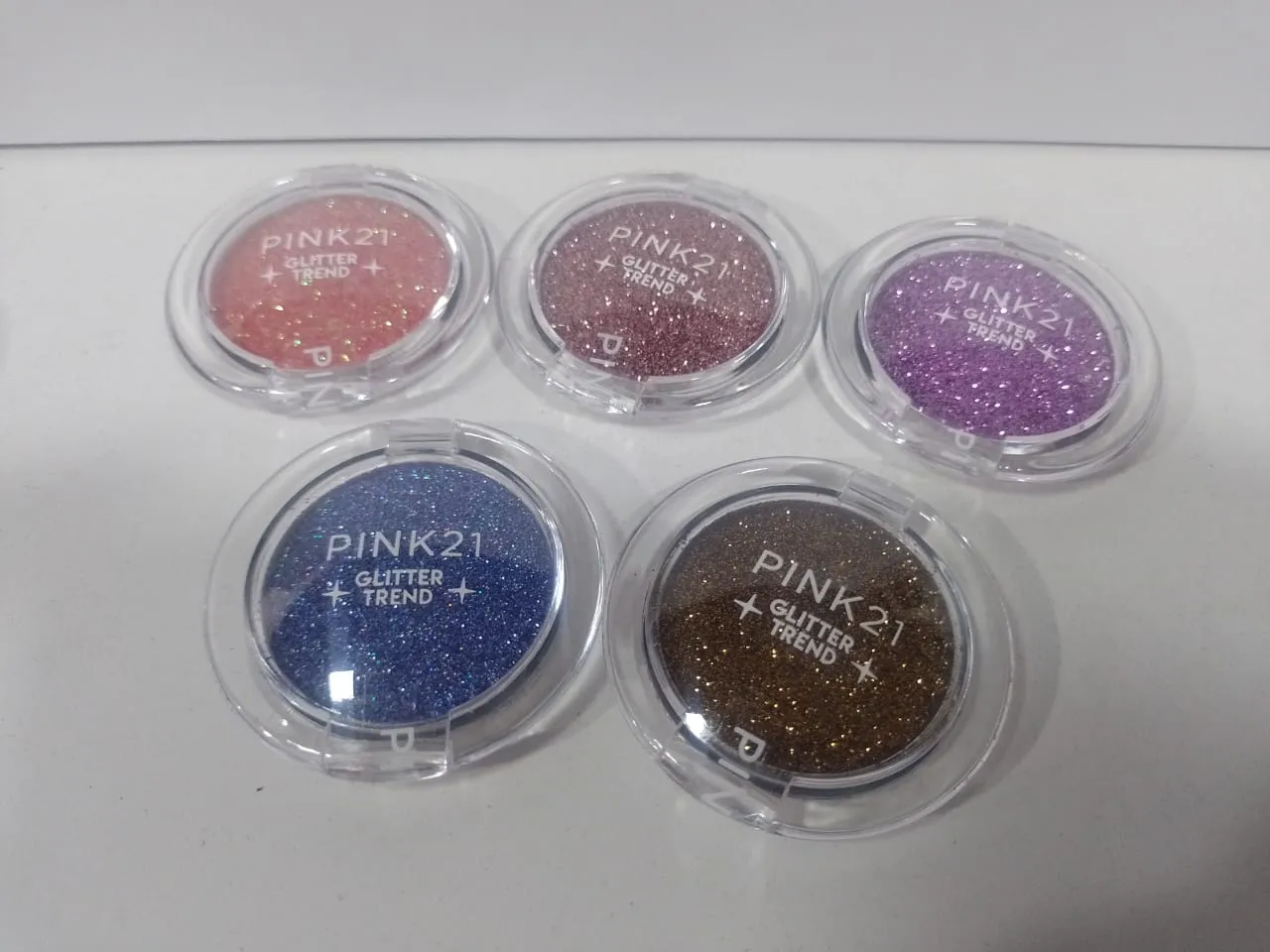 glitter individual pink 21