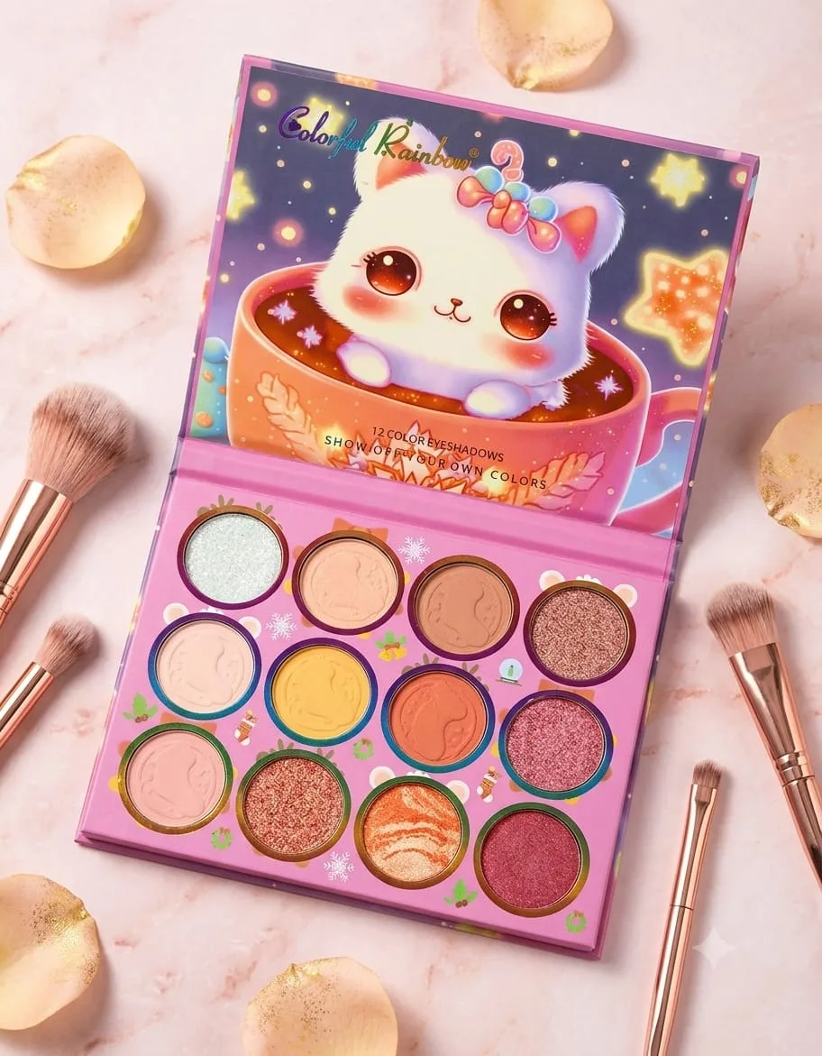mini paleta de sombras x 12