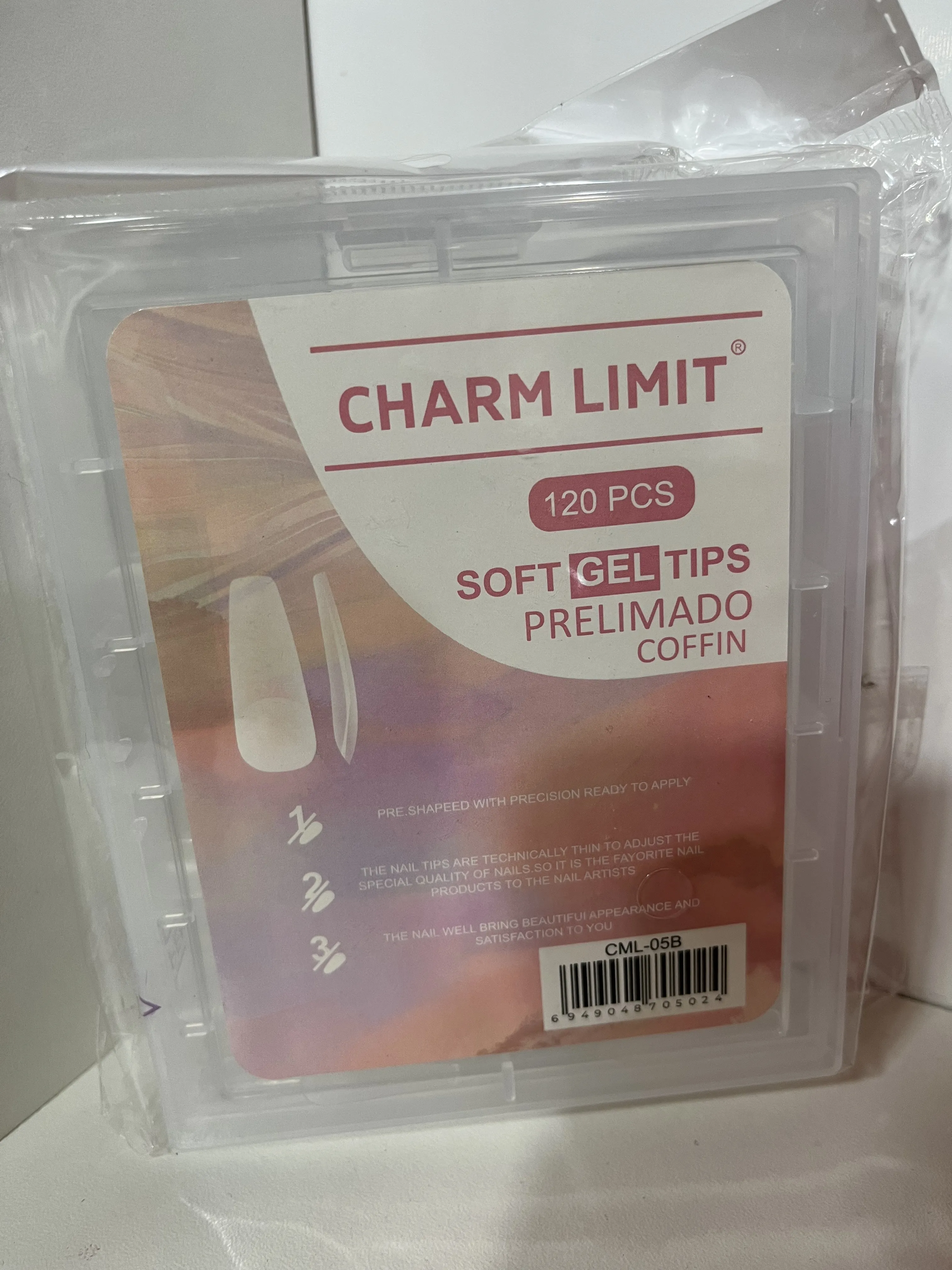 tips soft gel coffin charm limit