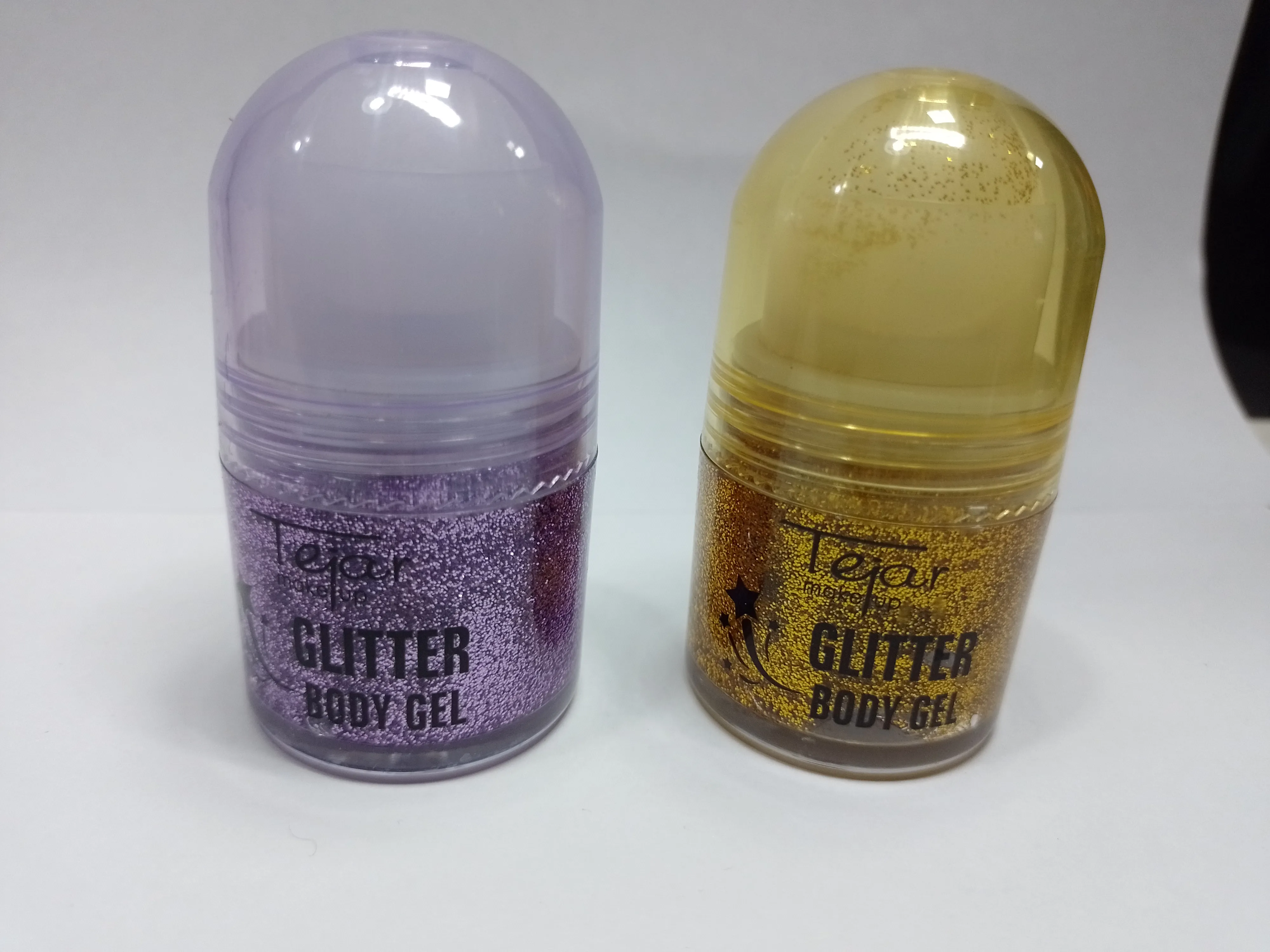 gel glitter con rodillo
