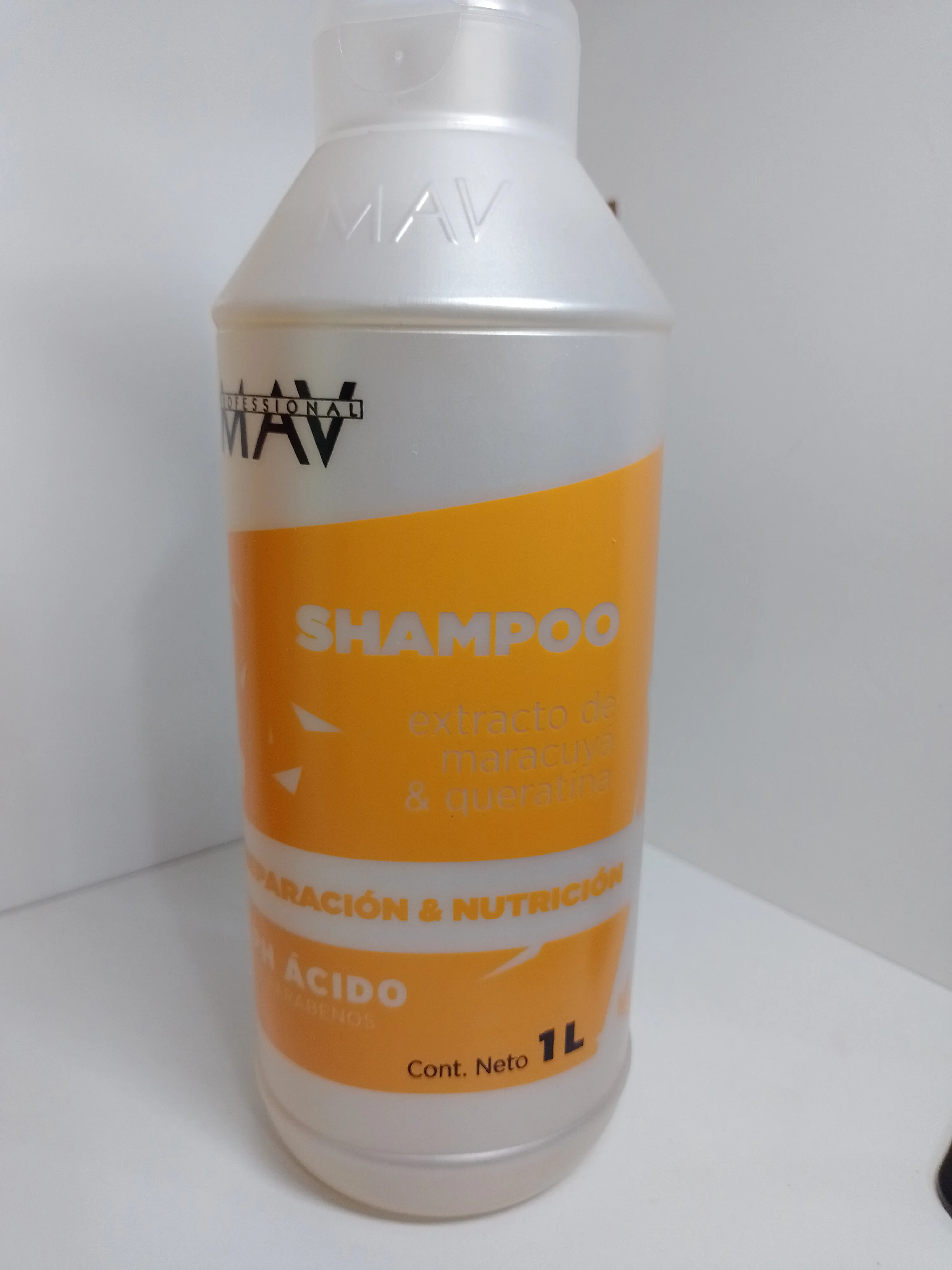 Shampoo Queratina y Maracuya Mav xL