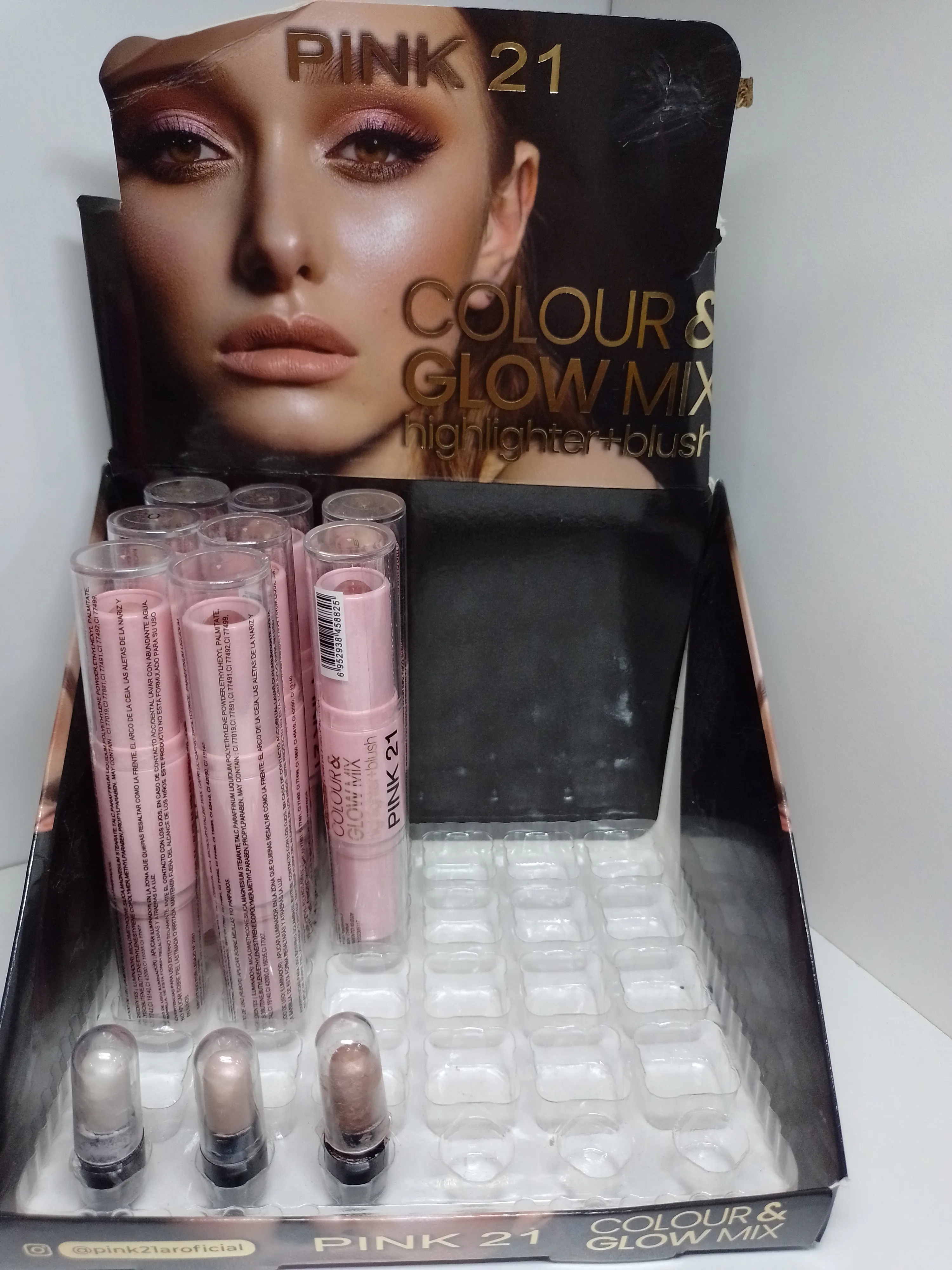 Iluminador + Contorno Pink 21