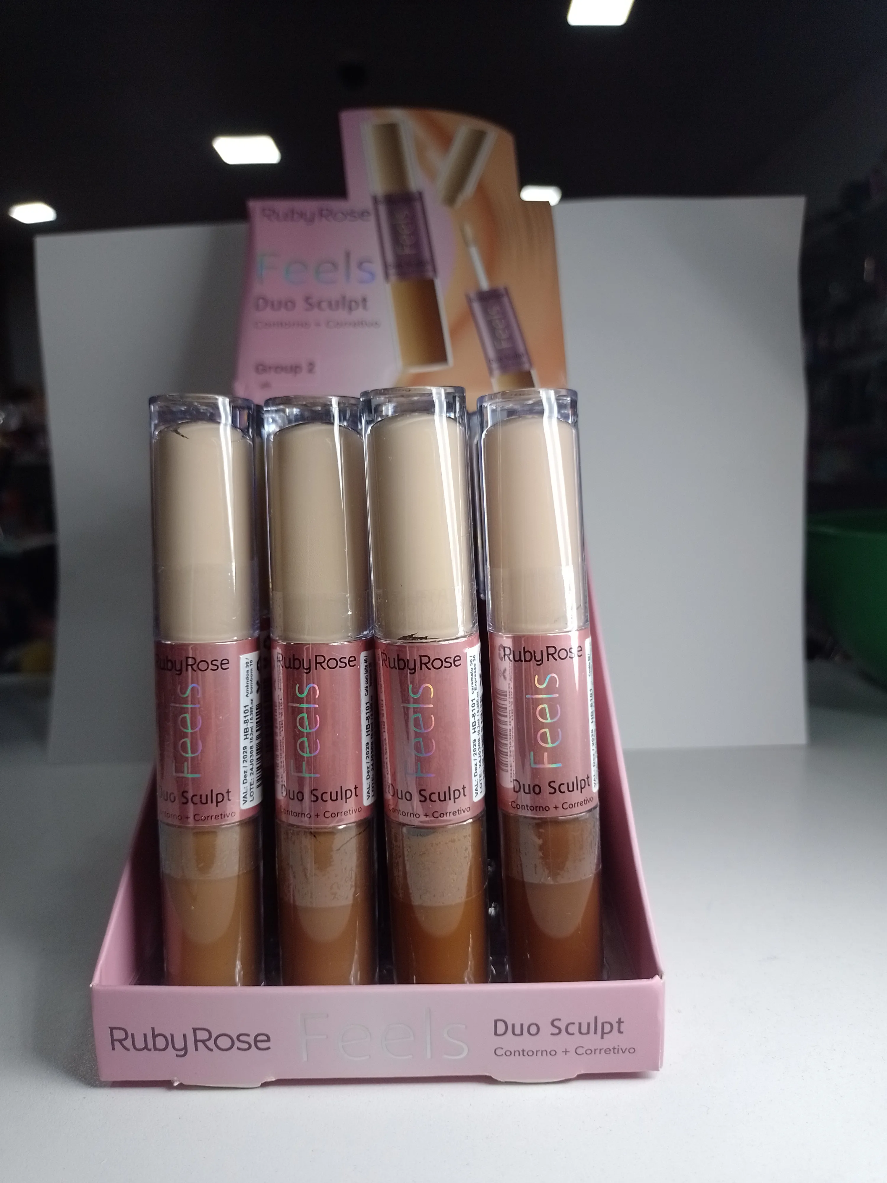 contorno y corrector  doble ruby rose